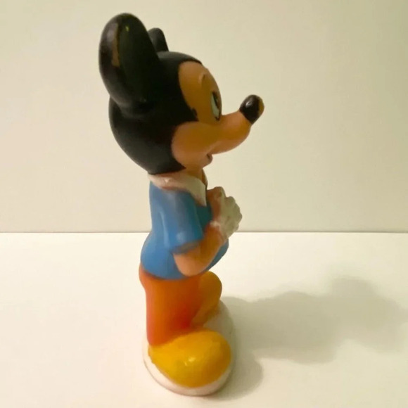Vintage 1970s Mickey Mouse Squeeze Toy Disney Made in Hong Kong - Picture 2 of 8